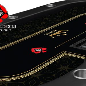 Mặt bàn poker Royal sử dụng vải chuyên dụng gaming suede nhập khẩu đạt tiêu chuẩn quốc tế
