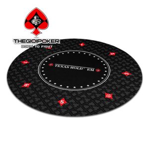 Thảm Poker Tròn Texas được phân phối độc quyền bởi TheGioiPoker