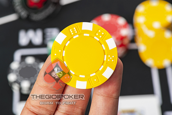 Chip Poker Nomor Nol Emas 3Tone Premium