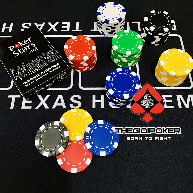Chip Poker Nomor Nol 3Tone Premium yang diimpor oleh TheGioipoker