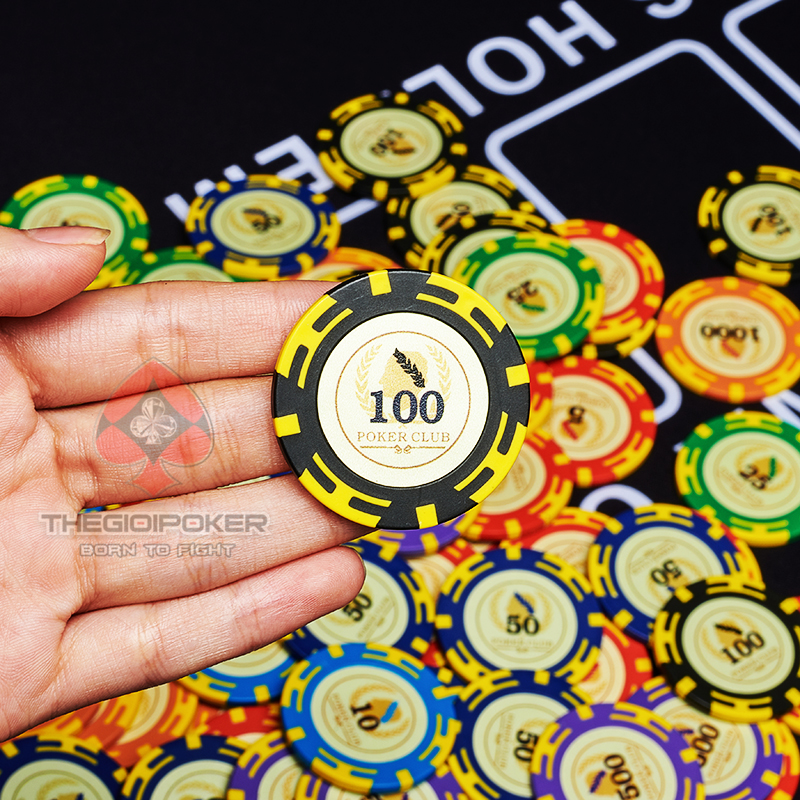 Chips Poker Patriots terbuat dari bahan Komposit Tanah Liat 14.5g standar