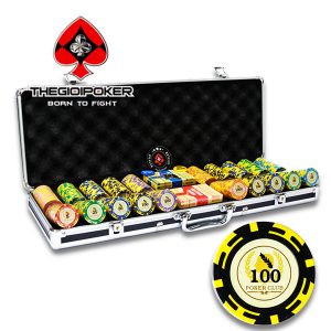 Set 500 chip poker clay Patriots cao cấp