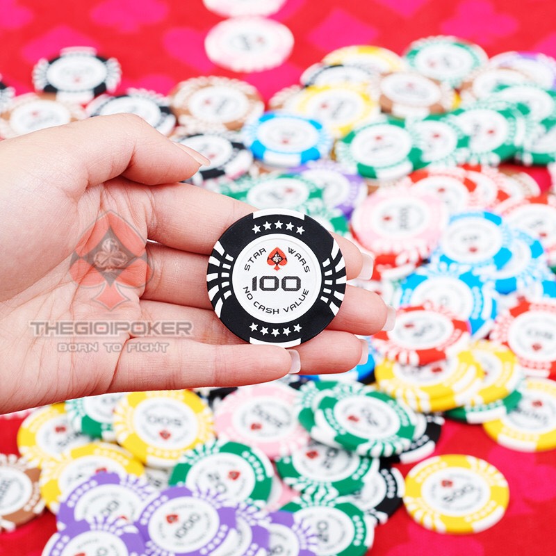 Denominasi chip poker perang bintang 100