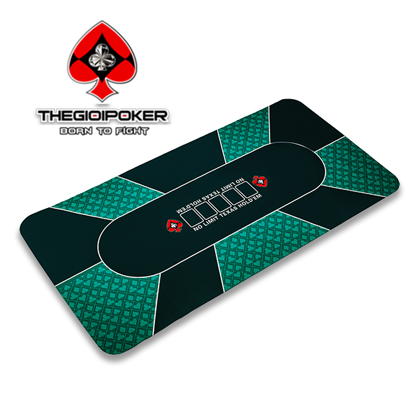 Tikar Poker Karet Hijau TGP 90x180cm