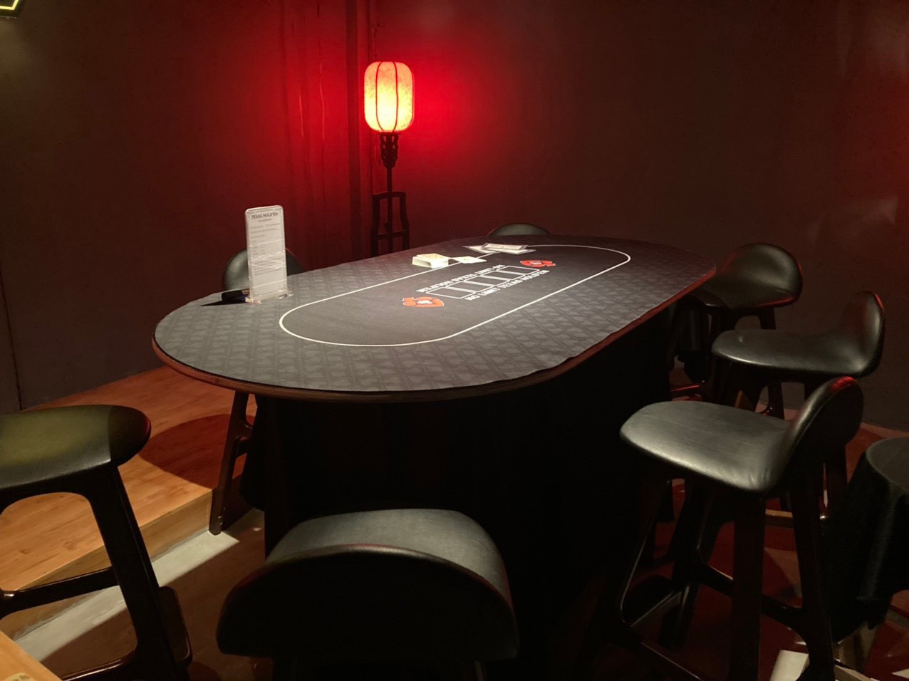 Thảm Poker Luxury Oval Màu Đen Size 90x180cm By TGP