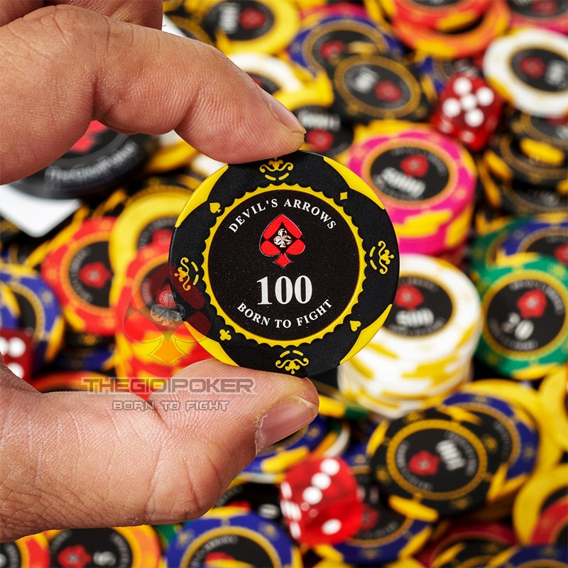 Chip Poker Devi's Arrow Thiết Kế Theo Phong Cách Hoàng Gia Sang Trọng