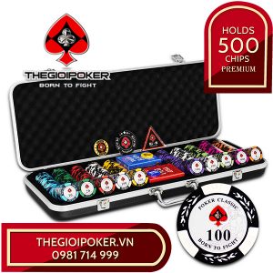 Vali chip poker Classic sử dụng hãng Heavy Duty đẳng cấp