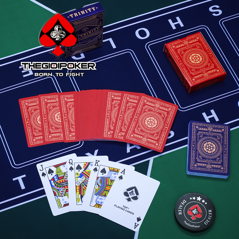 Bài Poker Trinity Có 2 Màu Xanh Và Đỏ