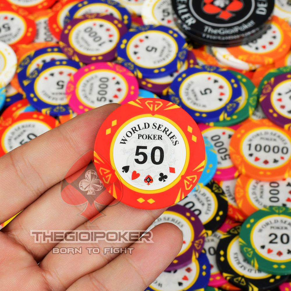 Chip Poker World Series Limited 2024 Được In Chìm Hình Dragon Tinh Xảo