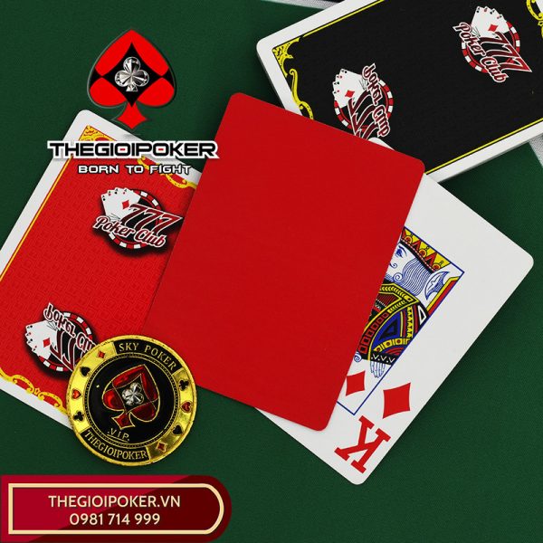 mỗi bộ bài poker đều được tặng 1 lá cut card chuyên nghiệp