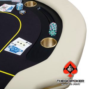 Viền bàn poker ốp da Microfiber êm ái