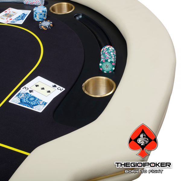 Viền bàn poker ốp da Microfiber êm ái