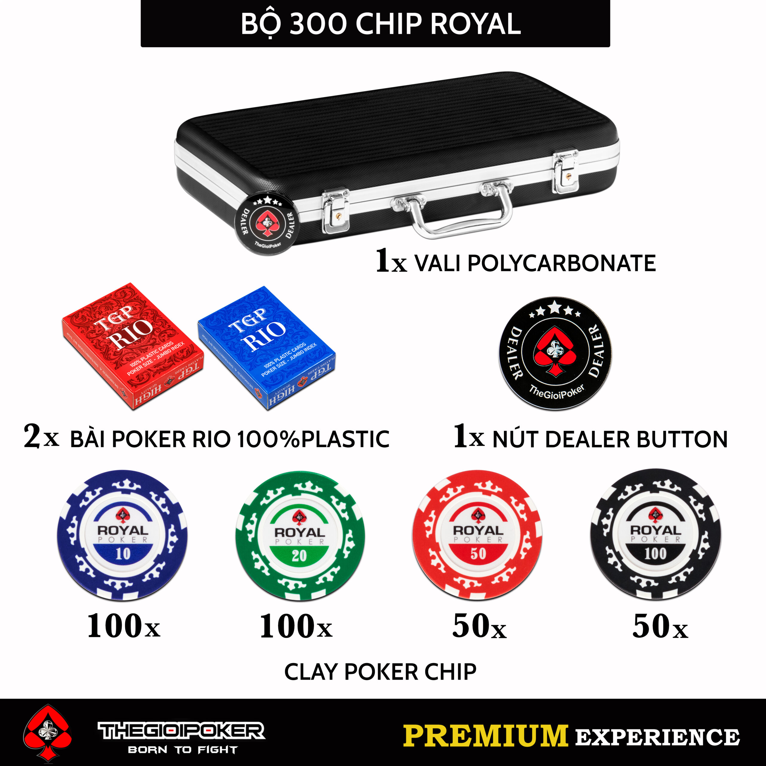 Bộ chip poker Royal được sale lên đến 30%