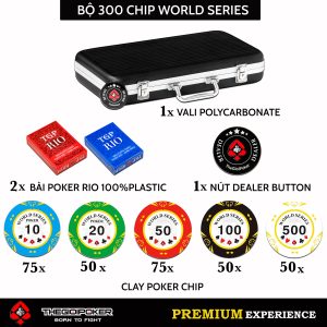 Bộ chip poker World Series được giảm giá 36%