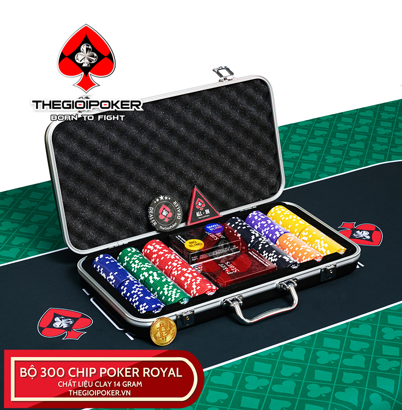 Bộ chip poker Royal giảm giá 30%