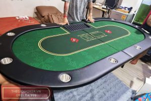 Bàn Poker TGPseries007 green với phiên bản gấp gọn