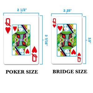 Kích thước bài poker chuẩn Quốc tế có gì khác so với bài tây thường